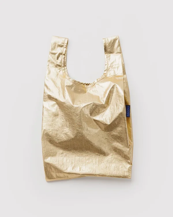 Baby Baggu - Gold Metallic - Material: ripstop-nylon