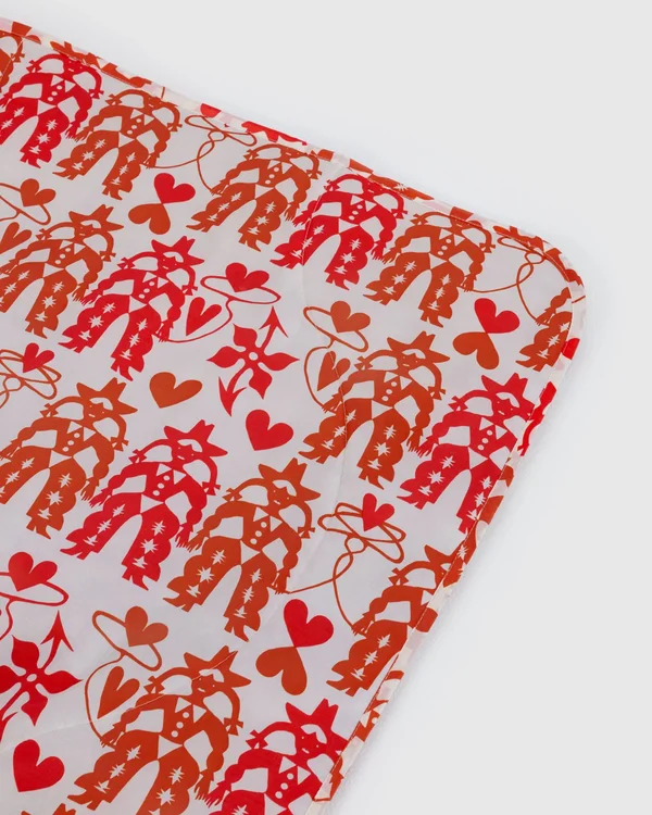 Puffy Picnic Blanket - Cowgirl - Material: ripstop-nylon