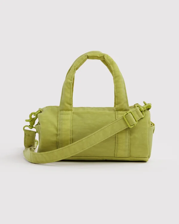Small Nylon Duffle Bag - Chartreuse
