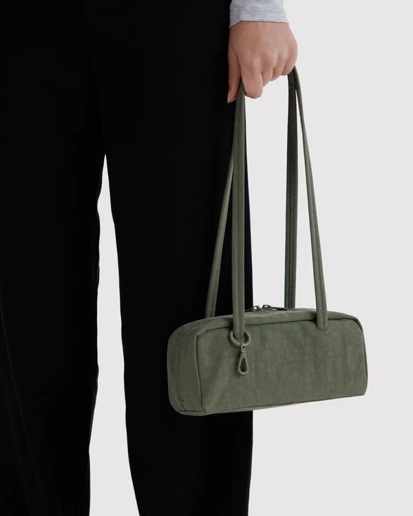 Small Nylon Bowler Bag - Caper - Material: heavyweight-nylon