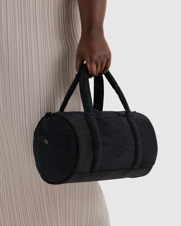Nylon Duffle Bag - Black - Material: heavyweight-nylon