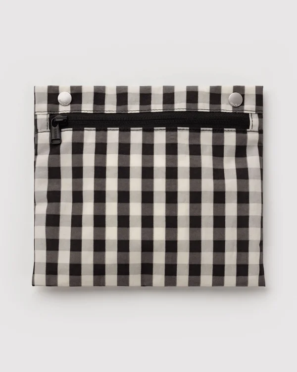 Everyday Cloud Bag - Black And Cream Gingham - Size: OS