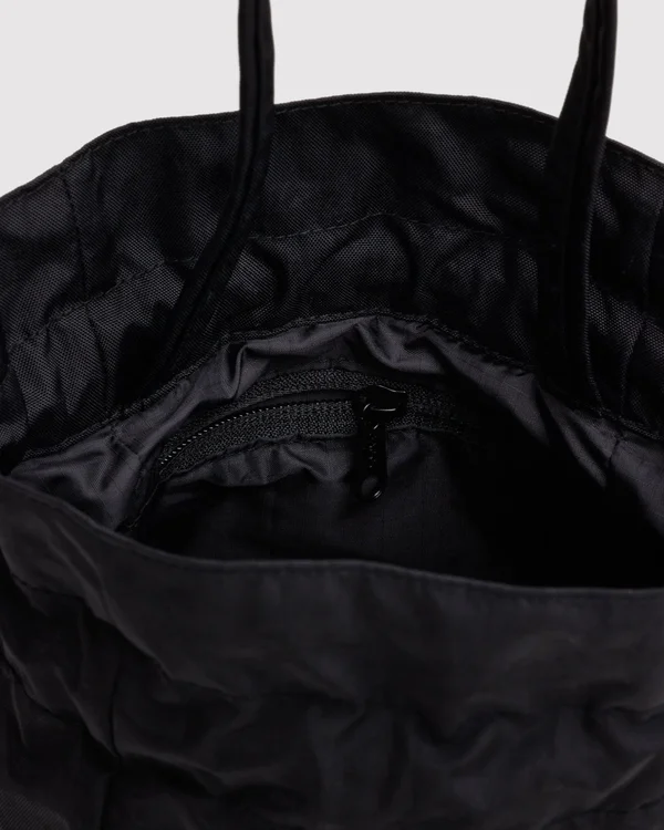 Nylon Drawstring Bag - Black